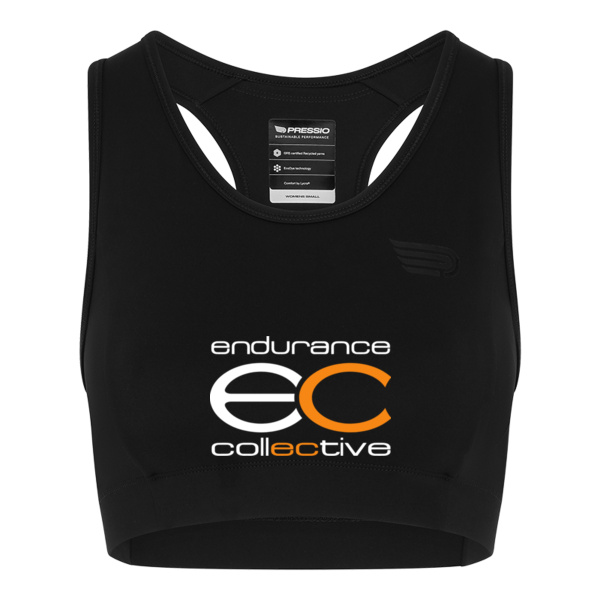 Women's Sustain Long Line Crop Bra Thumbnail